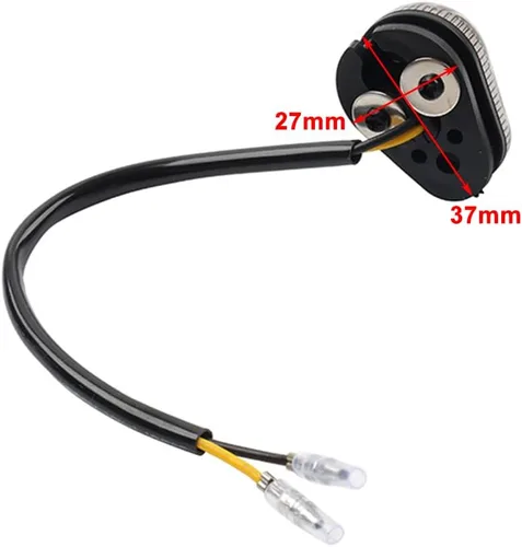 Vista 5 de GZYF Intermitente de luz intermitente de repuesto para Yamaha FZ-09 2014-2020, FZ-07 FJ-09 2015-2020, FZ-03 FZ-10 XSR700 XSR900 2016-2020, FZ-25