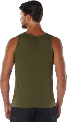 Vista 6 de Rothco playera sin mangas Verde oliva (Olive Drab)