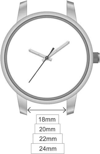 Vista 4 de WOCCI Watch Strap 18mm 20mm 22mm 24mm, Nylon Replacement Watch Bands with Black Buckle
