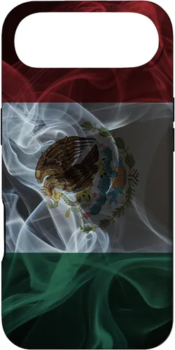 Vista 27 de Smoky Mexico Flag - Funda para iPhone 17 con diseño de orgullo mexicano ahumado