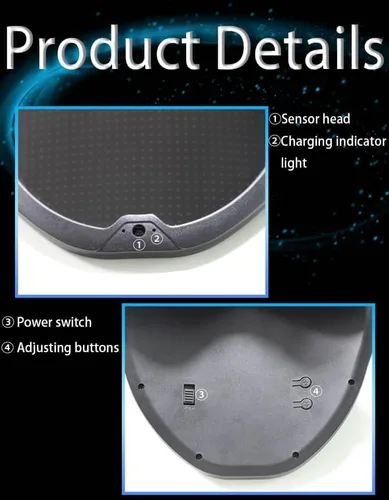 Vista 3 de Instawow Led Bluetooth App Mask