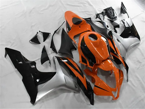 Vista 29 de Carenado negro brillante para Honda 2007 2008 CBR600RR CBR 600RR nueva inyección ABS plásticos cuerpo kit cuerpo trabajo 07 08