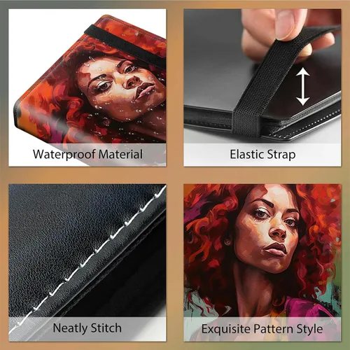 Vista 3 de Carpeta para tarjetas de intercambio, 9 bolsillos para tarjetas intercambiables, 360 bolsillos de doble cara, funda para tarjetas