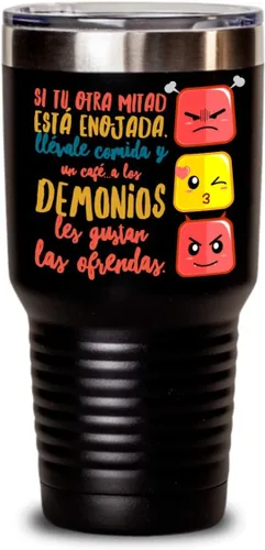 Vista 4 de Regalo para novia Taza de café para esposo Regalo perfecto para Navidad, graduados, profesionales y estudiantes Vaso con afirmaciones