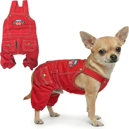 Vista 34 de Parisian Pet Camisa para perro de Amazonia - Ropa de algodón para perros pequeños - Elegante traje tropical para perros - Ropa ligera y suave