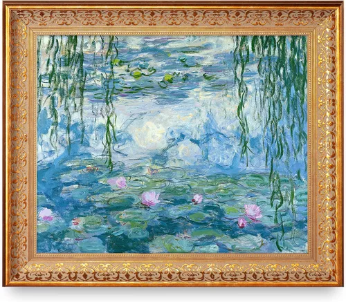 Vista 26 de A&T ARTWORK Antibes Seen from The Salis Gardens de Claude Monet Las Obras de Arte Clásico Mundial Reproducciones, Impresiones de Arte en Lienzo
