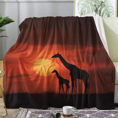 Vista 31 de Manta de vellón de cactus del desierto, color beige del suroeste para sofá, cama, sofá, mantas y mantas rústicas con patrón occidental, manta