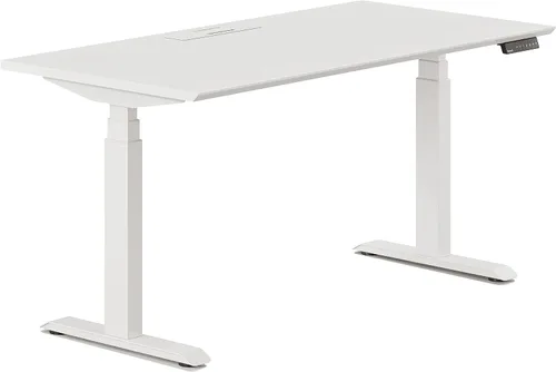 Vista 8 de Branch Escritorio de pie de 48 pulgadas, el mejor escritorio de oficina para productividad y salud, motores duales, elevación de tres etapas, cuatro