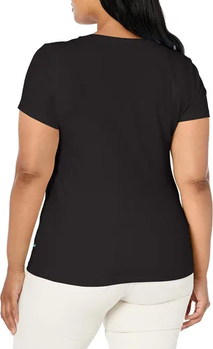 Vista 4 de Nautica Camiseta de algodón elástico con cuello en V para mujer Easy Comfort