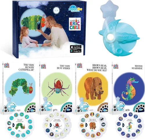 Vista 13 de Moonlite Juego de iniciación Storytime: proyector y 4 historias bíblicas Learning Gift for Children Ages 1 Year and Up, Ideal for Bedtime