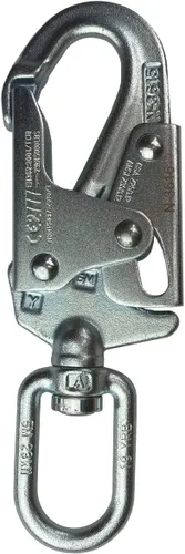 Vista 6 de Steel Core Flip Line for Tree Climbing, 1/2 in x 8 ft - USA Made, Aluminum Swivel, Arborist Equipment for Climbing with Spikes & Gaffs