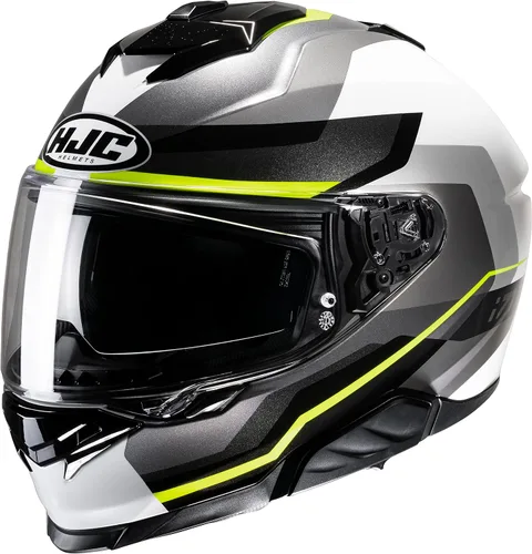 Vista 8 de Casco de motocicleta HJC i71 Nior Natural, aprobado por DOT (MC1SF, grande)
