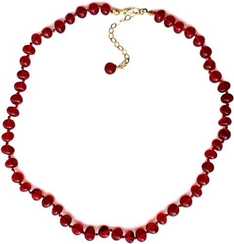 Vista 15 de Collar de ámbar para mujer con cierre de plata chapada en oro de 18 quilates, 19 pulgadas con extensor de 2 pulgadas, hecho a mano con cuentas