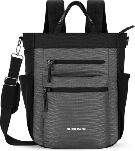 Vista 13 de Sherpani Soleil, mochila convertible antirrobo, bolsa 3 en 1, bolso cruzado, bolsa de viaje de 18 L, se adapta a portátiles de 13 pulgadas