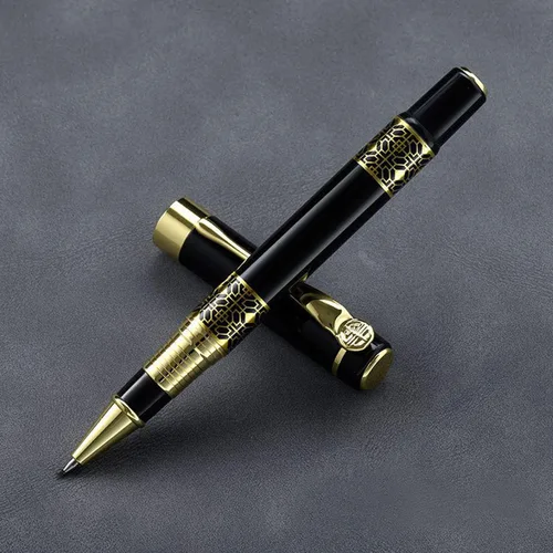 Vista 6 de YIVONKA Bolígrafos personalizados, bolígrafos grabados, bolígrafo de rodillo, bolígrafo de repuesto mediano, tinta negra, regalos personalizados