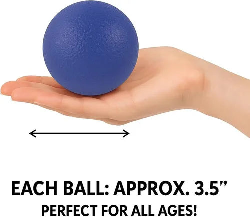 Vista 4 de Liberty Imports 6 piezas de repuesto para Trackball Sport Chuck and Catch Ball Lacrosse plástico bolas ligeras de juguete para juegos clásicos