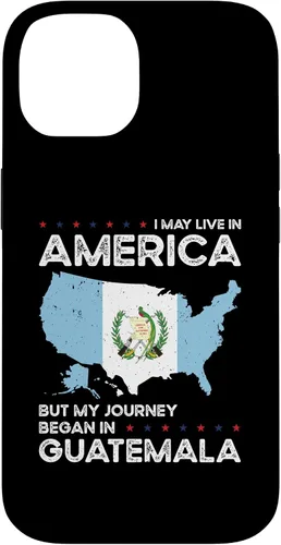 Vista 4 de Funda para iPhone 17, diseño de patriota guatemalteco estadounidense