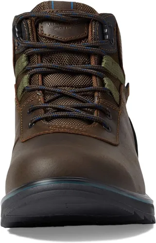 Vista 2 de Nunn Bush Luxor - Botas alpinas impermeables para hombre, de piel ligera marrón Crazy Horse