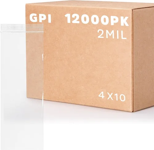 Vista 30 de GPI - Bolsas pequeñas con cremallera de 2 x 4 pulgadas, 1000 unidades, 2 mil, bolsas de plástico transparente con cierre de cremallera, con cierre