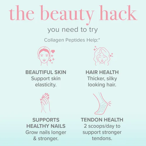 Vista 4 de BODi Péptidos de colágeno bioactivos en polvo, colágeno tipo I y III para la salud de la piel, cabello y uñas, suplemento sin gluten para mujeres
