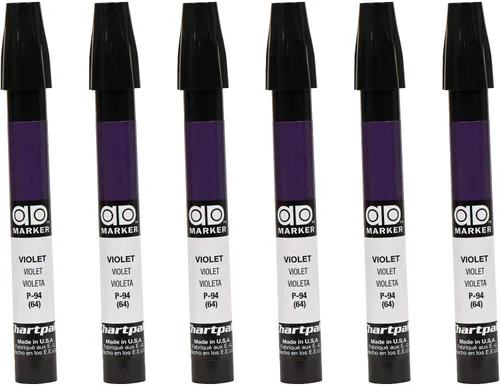 Vista 2 de AD Marker The Original Chartpak, Tri-Nib, Violeta, 1 cada uno (P94)