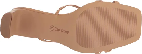 Vista 4 de The Drop Amelie - Sandalias de tacón cuadrado con tiras para mujer