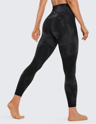 Vista 2 de CRZ YOGA Womens Butterluxe High Waisted Yoga Leggings 25 Inches - Double Seamed Buttery Soft Comfy Athletic Gym Workout Pants