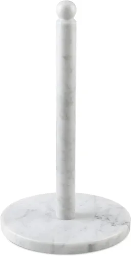 Vista 8 de Koville Italian Natural Marble Paper Towel Holder Countertop, Genuine Stone Paper Towel Holder Stand for Kitchen Storage, for Standard or Alpi Verde
