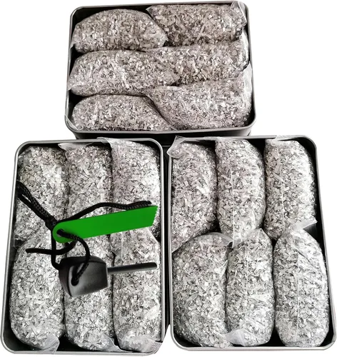 Vista 10 de Kit de iniciación de fuego con magnesio y varilla ferro – Equipo de supervivencia de emergencia con 12 bolsas de magnesio 99% puro + Bolsa