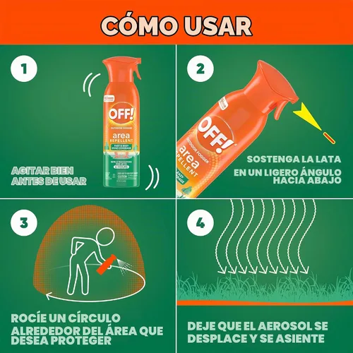 Vista 8 de OFF! Area Repelente de insectos y mosquitos, nebulizador para exteriores