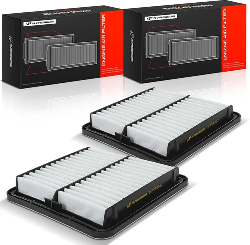 Vista 9 de A-Premium Filtro de aire de motor de 2 piezas compatible con Subaru