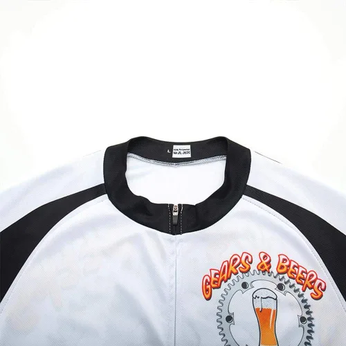 Vista 5 de MOXILYN Camisas de ciclismo para hombre, manga corta, camiseta de ciclismo 3D, camiseta divertida para bicicleta