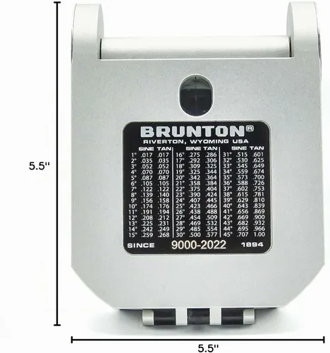 Vista 9 de Brunton GeoTM Transit, Azimut (0-360°) – Tránsito geológico profesional de bolsillo con clínómetro