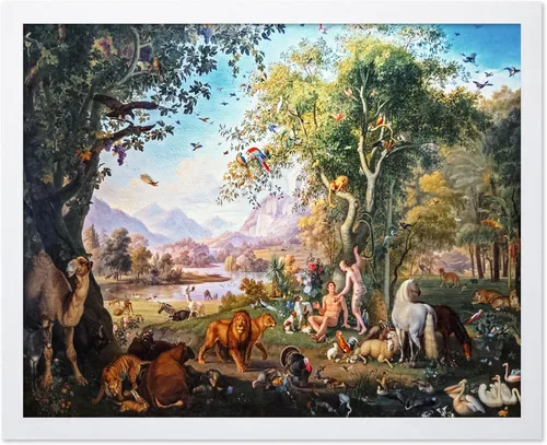 Vista 36 de Poster Master Póster Vintage de Vacaciones - Impresión Retro de Navidad - Regalo para Artista, Amigo - Papá Noel en Trineo de Renos, Invierno, Nieve