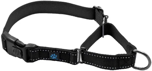 Vista 13 de Max and Neo Collar de nylon Martingale para perros - Donamos a un rescate de perros por cada collar vendido (Pequeño, Azul)