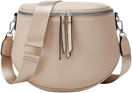 Vista 9 de Large Fanny Pack Crossbody Sling Bags,Crossbody Bags for Women Large Vegan Leather Bum Bag with Coin Purse (Black)