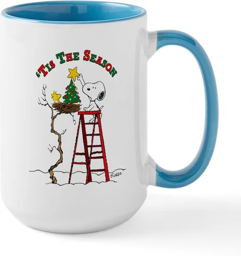 Vista 15 de CafePress Cactus Lights - Taza grande de cerámica (15.0 fl oz)