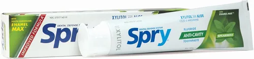 Vista 11 de Spry Pasta dental natural de xilitol de 5 onzas para adultos y niños, sin flúor, suave para blanquear y remineralizar dientes sensibles, refrescar