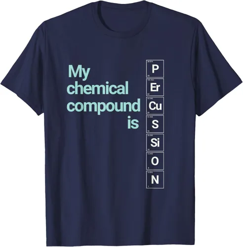 Vista 29 de Percussion Band Geek My Chemical Compound T-Shirt