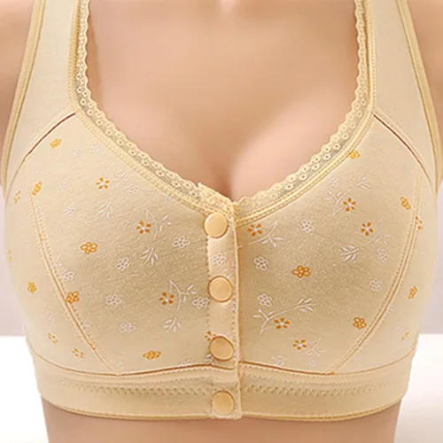 Vista 2 de Onesie Short Sports Crop Top Wireless Racerback Bras Women 36 D Bras Women Girls Black Strapless Bra Best Plus Size Br