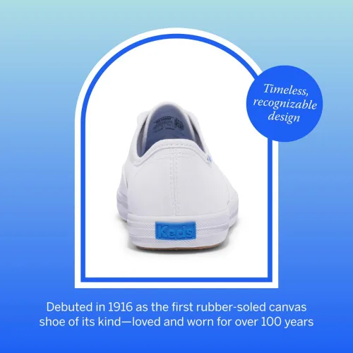 Vista 3 de Keds Champion - Tenis de lona con cordones para mujer