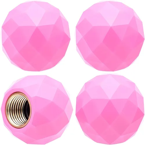 Vista 23 de 4 piezas de tapas de válvula de neumático estilo Cobra, forma de cabeza de serpiente, tapas universales de válvula de neumático con núcleo de cobre