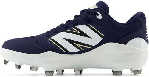 Vista 16 de New Balance Fresh Foam 3000 V7 - Zapatos de béisbol moldeados para hombre, color rojo mercurio/dorado, talla 6.5 M