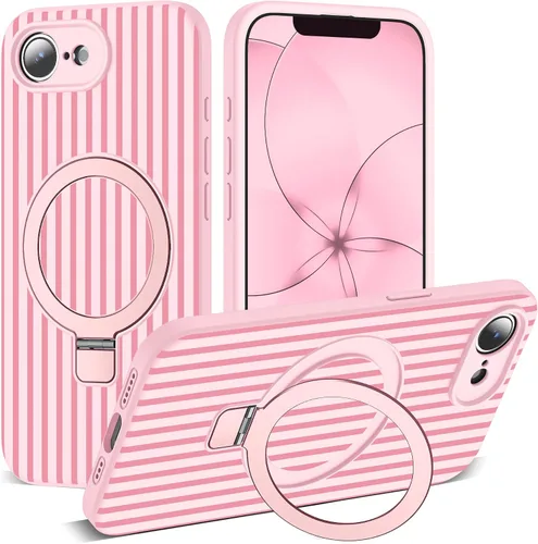 Vista 83 de SKYLMW Funda diseñada para iPhone 11 con soporte magnético invisible Compatible con Mag-Safe, a prueba de caídas de grado militar, a prueba