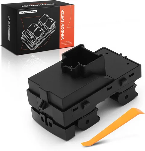 Vista 10 de A-Premium Interruptor de elevalunas eléctrico delantero izquierdo del lado del conductor, ninguna función automática