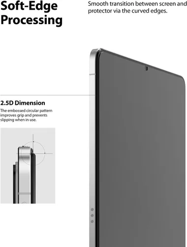 Vista 3 de Ringke Protector de pantalla de vidrio templado compatible con Xiaomi Pad 5 / Xiaomi Pad 5 Pro (11 pulgadas) Película protectora de vidrio