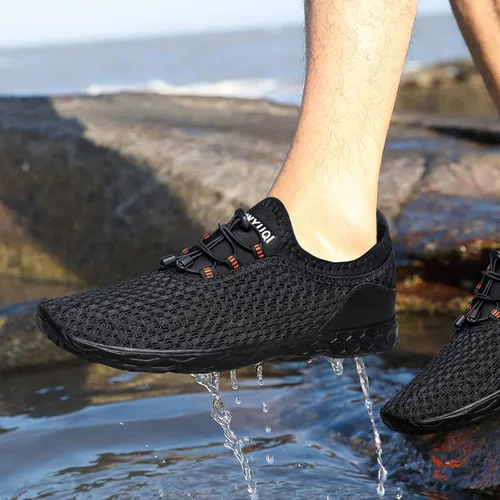 Vista 5 de Belilent - Zapatos livianos de secado rápido para deportes acuáticos, para hombre y mujer, para el aire libre, la playa y la alberca