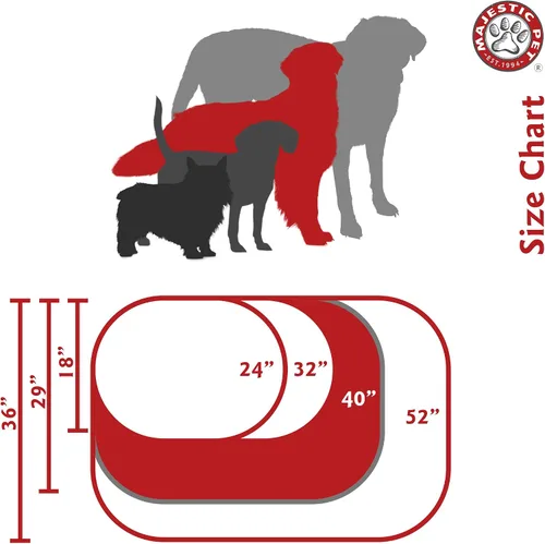 Vista 4 de Cama para perros Bagel de 40 pulgadas negra y Sherpa de Majestic Pet Products Negro