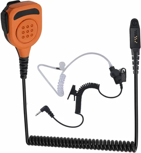 Vista 14 de WODASEN Micrófono de altavoz de radio impermeable Walkie Talkie Micrófono de mano para Retevis Ailunce HD1 RT29 RT47 RT47V RT48 RT82 RT83 RT87 NR30