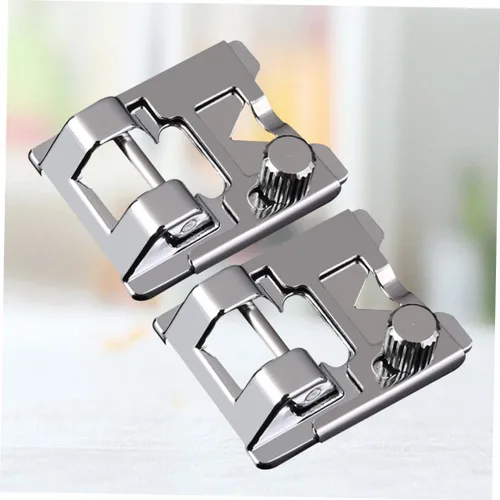 Vista 7 de STOBOK 2 Unidades Universal Máquina de Coser Prensatelas Pie Recoger Pie para Coser Hogar Fácil Cambio 2 Unidades*2